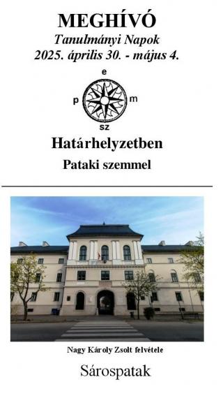 Határhelyzet Pataki nézőpontból - csütörtöki eseményterv

Ezen a csütörtökön egy különleges program vár ránk, amely a határhelyzetek izgalmas világába kalauzol. Pataki szemszögéből nézve felfedezzük, hogyan formálják életünket és döntéseinket a különböző 