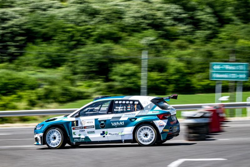 Német Gábor diadalmaskodott a Mecsek Rallyn, ezzel tovább növelve összetettbeli előnyét.